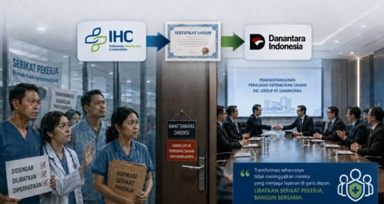 Transformasi Kepemilikan Saham IHC Group ke Danantara: Mengapa Keterlibatan Serikat Pekerja Diabaikan?