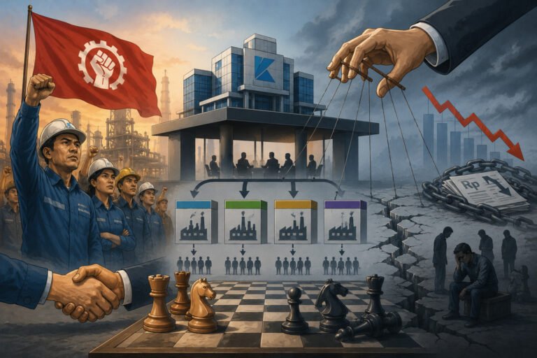 Pergeseran Struktur Industri, Konsolidasi Anak Perusahaan, dan Erosi Medan Tawar Serikat: Pelajaran dari Krakatau Steel
